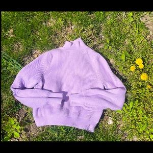 ZARA purple sweater